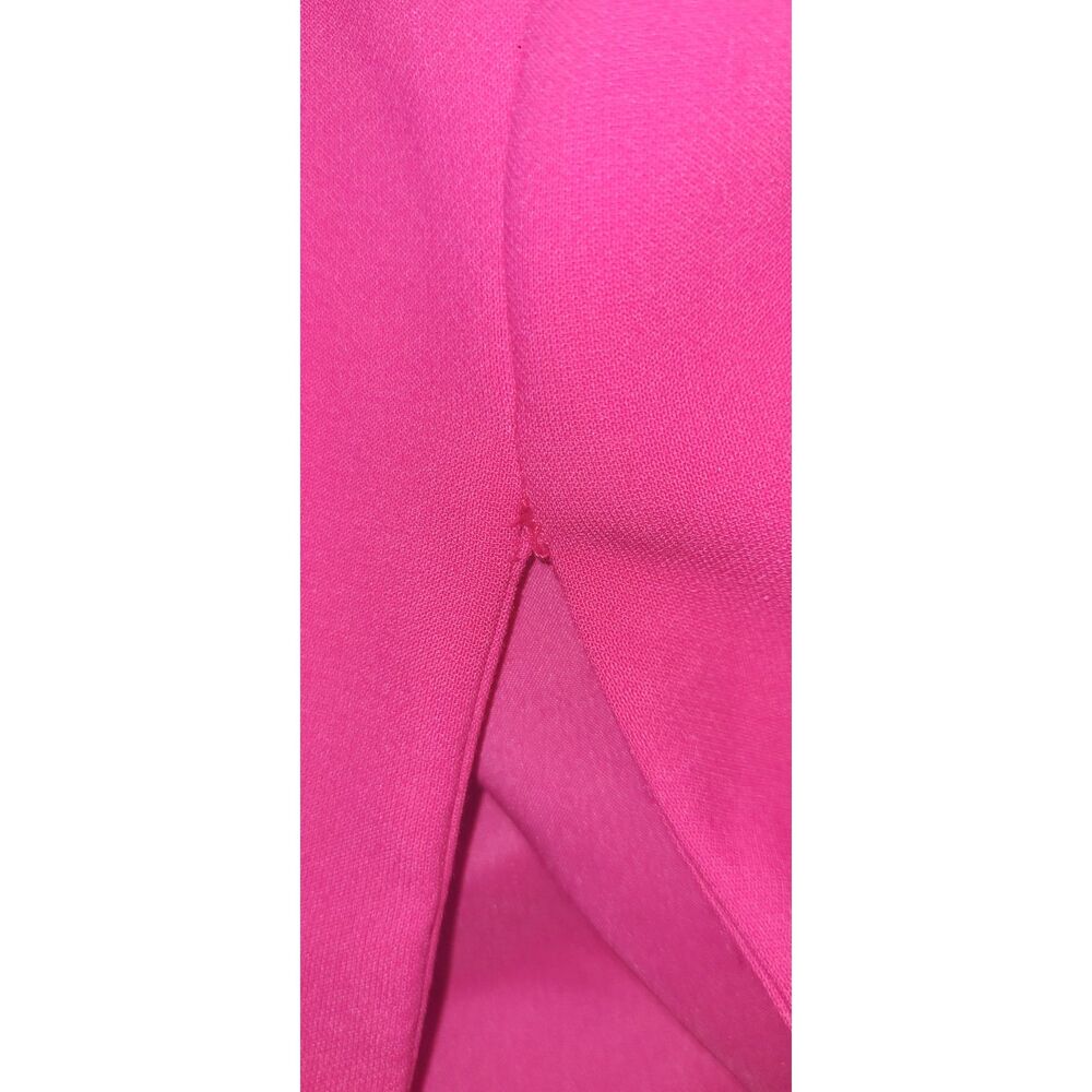 Likely Hot Pink Maxi Dress Size 2 V Neck Spaghetti Strap Formal - Picture 7 of 8